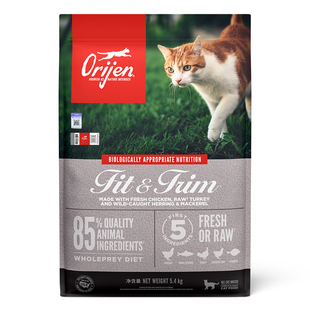【百补】Orijen原始猎食渴望室内伴侣进口低卡成幼通用猫粮1.8kg