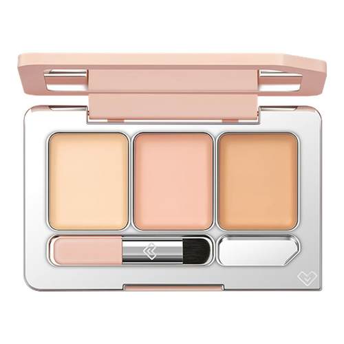 诗佩妮三色遮瑕膏盘服帖不易卡纹