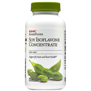 进口 GNC健安喜大豆异黄酮胶囊女性更年期平衡50mg90粒原装
