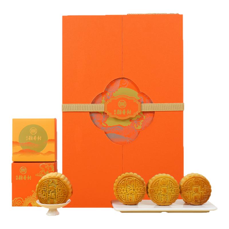 北京稻香村月饼礼盒戏月730g