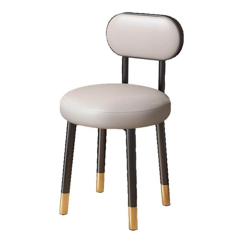 轻奢高级感化妆凳卧室女生梳妆台凳子靠背椅子家用小型餐桌椅圆凳,住宅家具,梳妆凳,淘宝优惠券,粉丝福利购,淘宝优惠卷