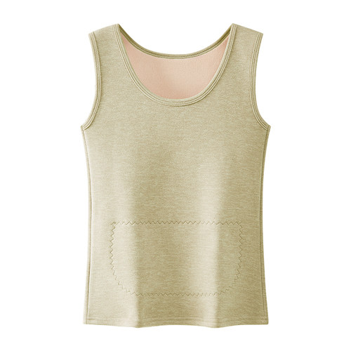 芬腾保暖背心女士羊羔绒加厚马甲