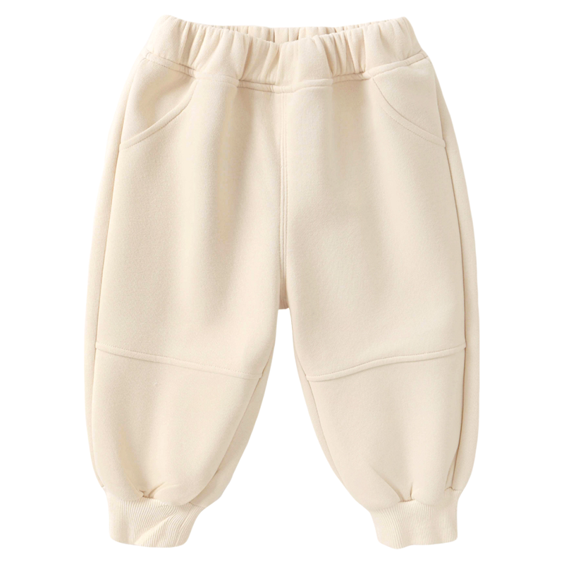 咔咔熊猫女宝休闲针织长裤春款女童卡通时尚卫裤春款宝宝裤子春款