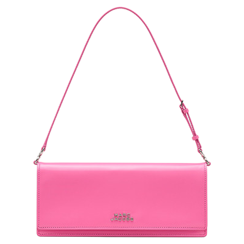 【特享甄选】MARC JACOBS/莫杰  GLAM MJ 牛皮纯色简约单肩手提包