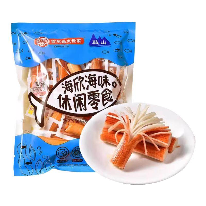 海欣手撕蟹柳400g蟹肉棒即食解馋休闲小吃零食海味火锅料蟹味食品,零食/坚果/特产,蟹系列,淘宝优惠券,粉丝福利购,淘宝优惠卷