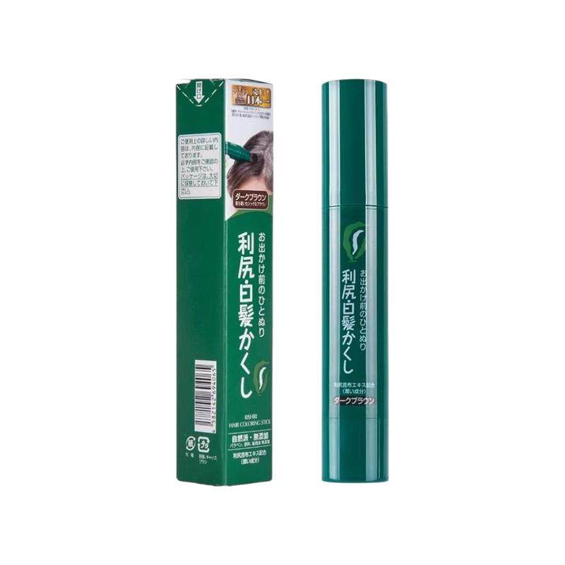 利尻昆布日本进口染发笔补染棒纯植物遮白发神器一次性便携纯天然
