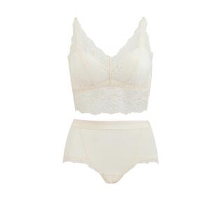 歌瑞尔性感法式 内衣女蕾丝美背一体可外穿吊带内配禁欲系文胸罩