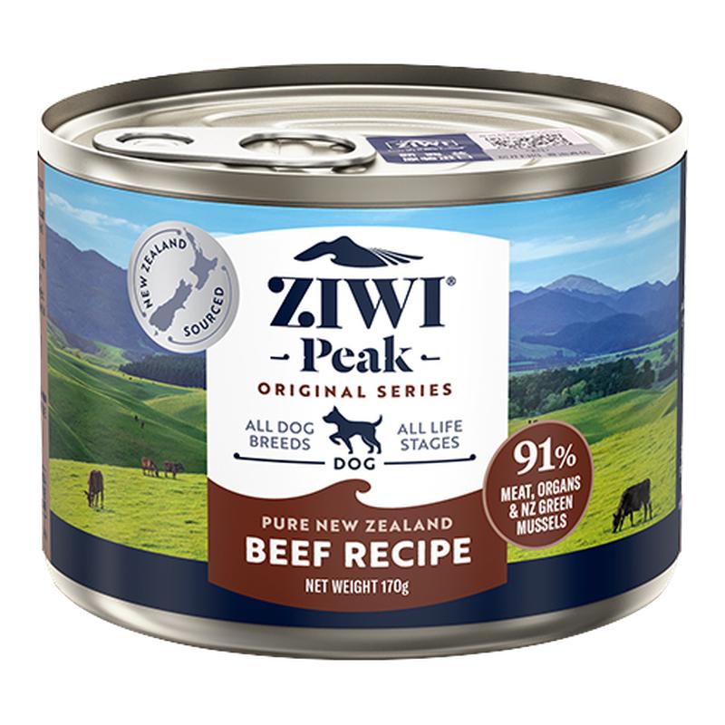 ZIWI巅峰零食狗罐营养170g/390g