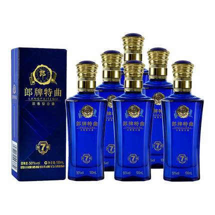 郎酒小酒郎牌特曲窖藏7号50度100ml浓香型纯粮食自饮口粮酒白酒