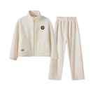 TeenieWeenie小熊刺绣女士羊羔绒睡衣冬季 加绒加厚保暖家居服套装