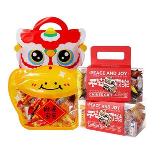 马大姐大虾酥糖果混合装礼盒新年糖果小礼袋结婚喜糖年货摆盘零食