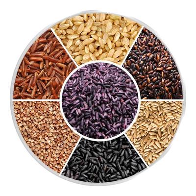 东北七色糙米5斤五谷杂粮主食黑米红米粗粮大健身新八宝粥组合饭