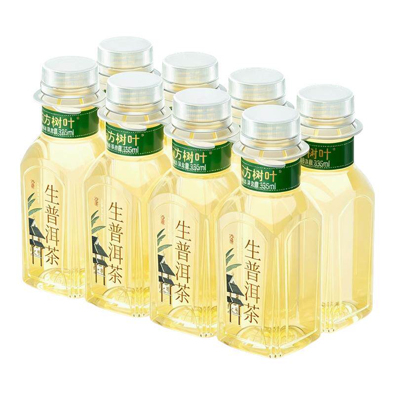 东方树叶生普洱茶无糖茶335ml*8瓶装0糖0脂0卡生普洱茶无糖茶饮料