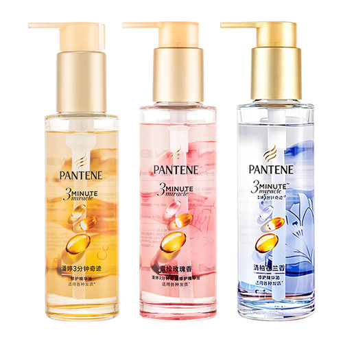 潘婷三分钟奇迹护发精油40ml/90ml柔顺改善毛躁持久留香官方正品