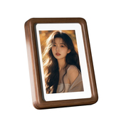 黑胡桃实木榫卯相框摆台洗照片打印6寸8木质高级感摆件a4空框定制