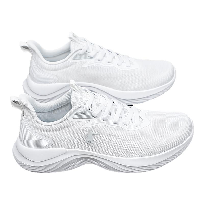 乔丹男鞋2025秋冬新款网面透气运动鞋官方旗舰正品减震跑步鞋白鞋