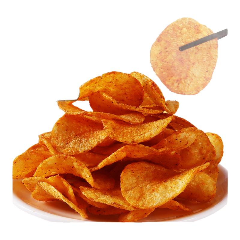 滇二娃农科院原切麻辣土豆片30gX12包洋芋片网红小吃休闲零食薯片