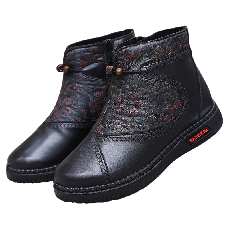 2024冬季新款老北京棉鞋女加绒加厚保暖防滑中老年妈妈棉靴雪地靴,女鞋,时尚雪地靴,淘宝优惠券,粉丝福利购,淘宝优惠卷