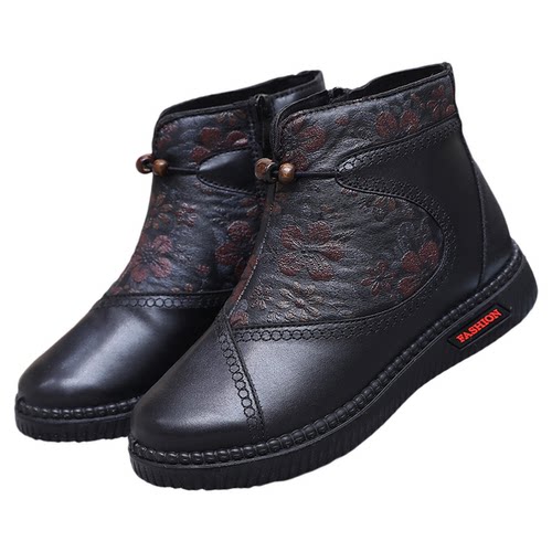 冬季老北京棉鞋保暖防滑雪地靴