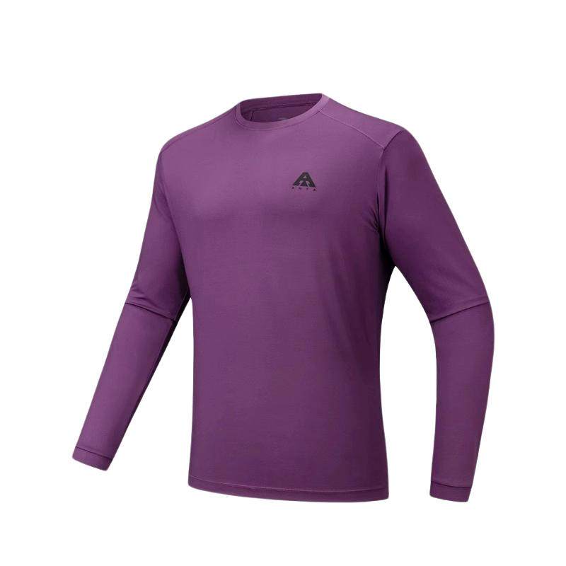 安踏大地之壳丨速干长袖t恤男士冬季新款轻户外宽松健身登山上衣,运动服/休闲服装,运动T恤,淘宝优惠券,粉丝福利购,淘宝优惠卷