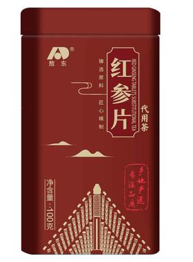 敖东正品 红参片 人参红参整支干货切片