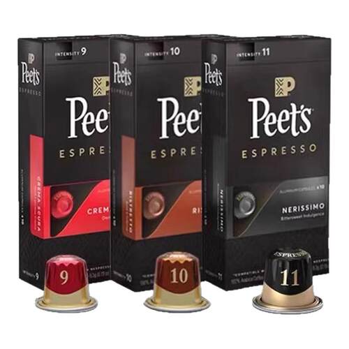 Peets皮爷官方正品胶囊咖啡10粒