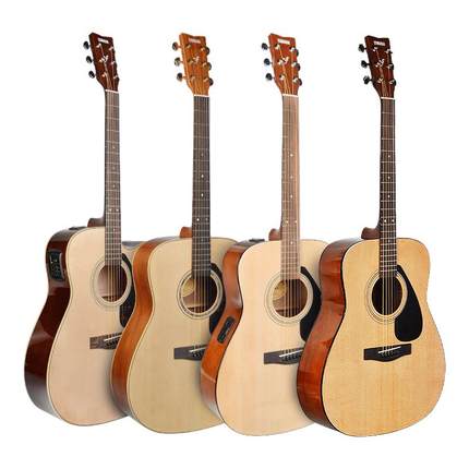 雅马哈木吉他官方旗舰店正品F310民谣电箱初学者成人女生男生f600