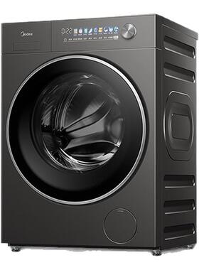 美的元气2.0无孔内筒滚筒洗衣机10kg纯平全自动洗脱烘一体L1pro85