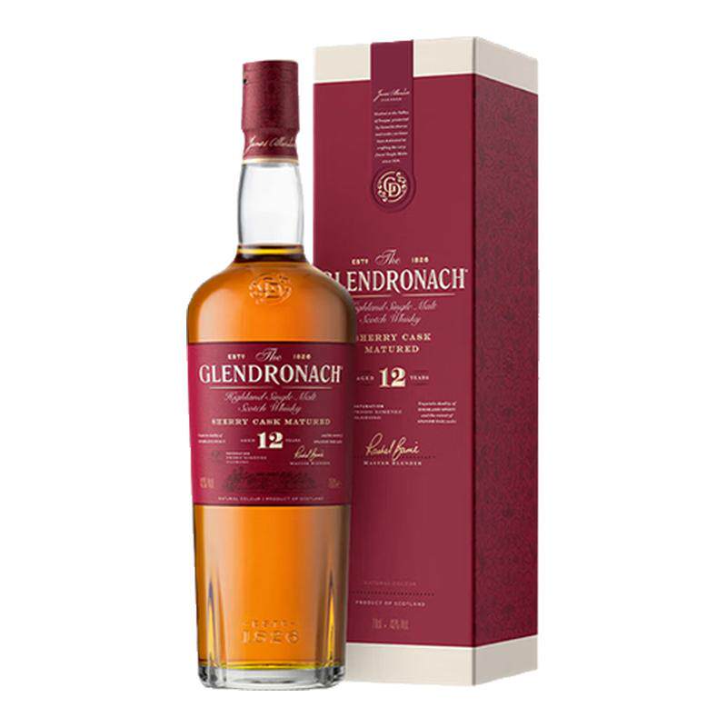 Glendronach格兰多纳12年700ml苏格兰高地单一麦芽威士忌进口洋酒图片