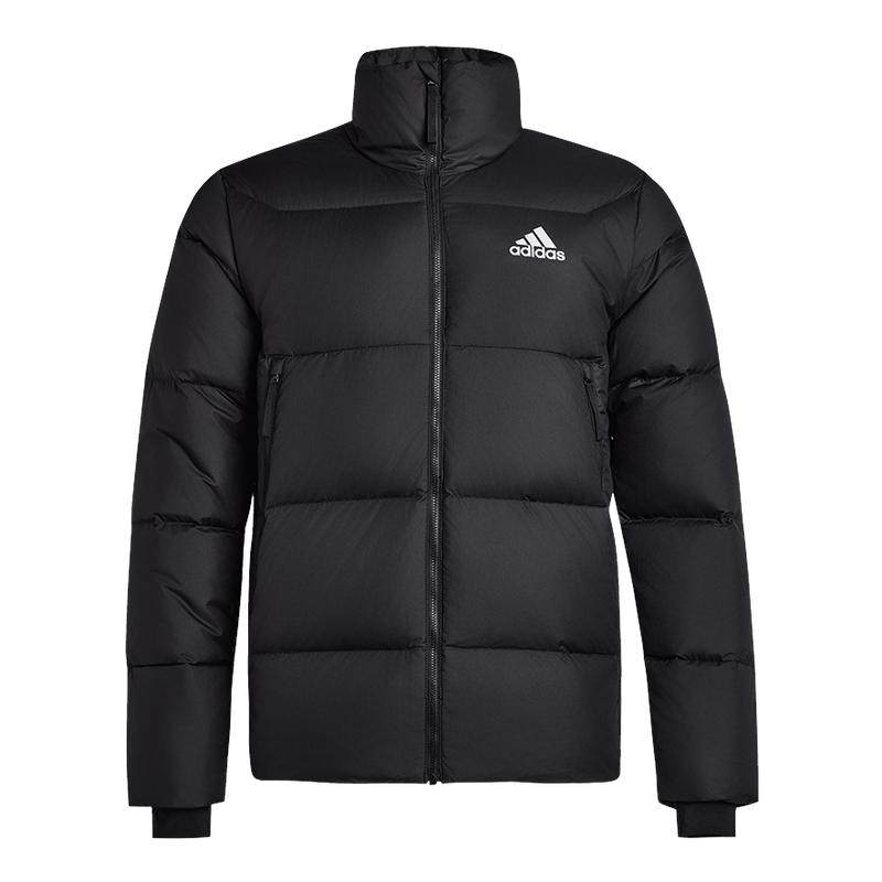 Adidas阿迪达斯羽绒服男2026冬季新款保暖防风立领夹克外套KF8760