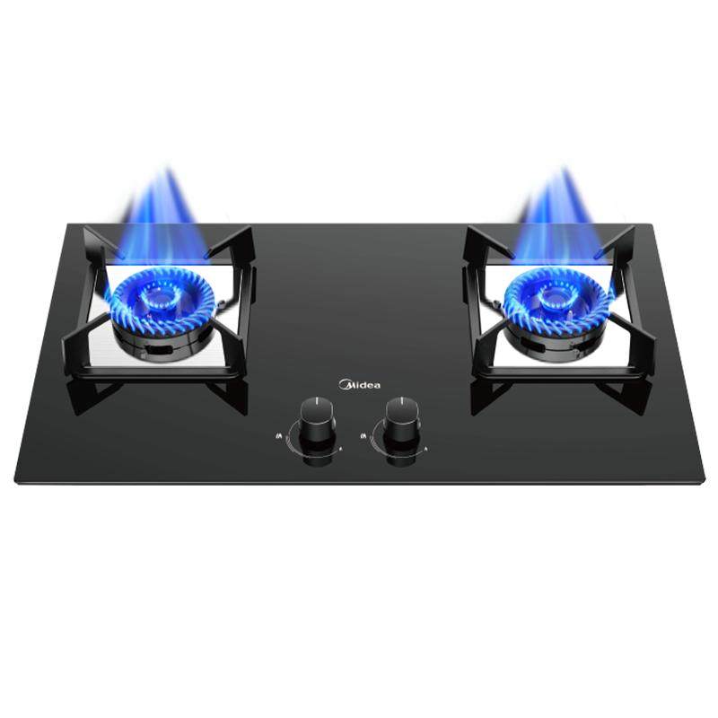 美的燃气灶Q325家用煤气灶天然气双炉灶液化灶台灶具以旧换新Q3