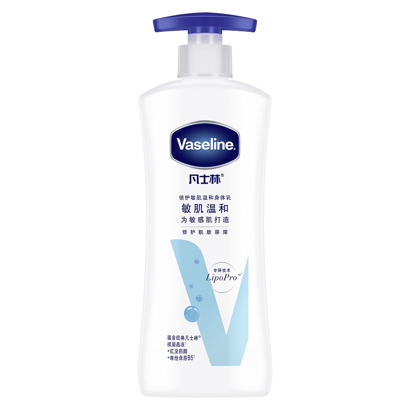 Vaseline/凡士林身体乳保湿霜润肤露补水滋润香体芦荟舒爽400ml