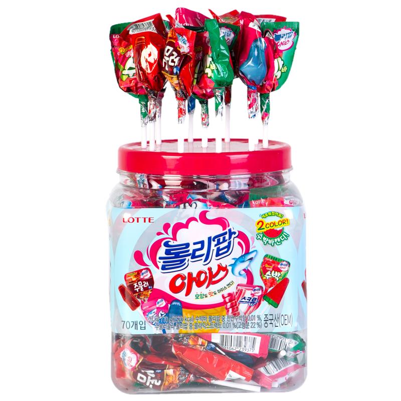 韩国乐天 Lotte洛丽波进口儿童棒棒糖万圣节糖果圣诞儿童节送人