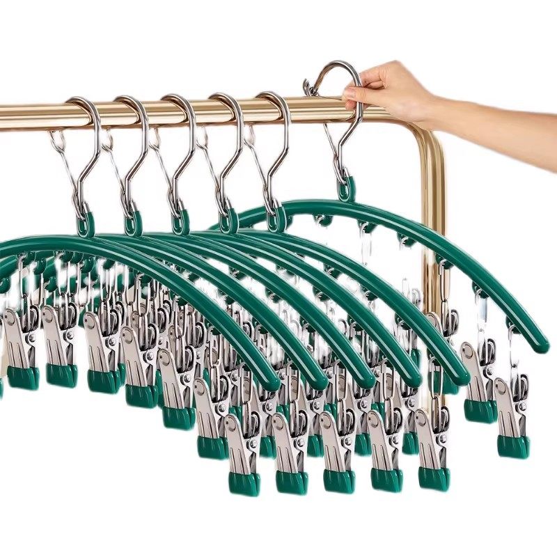 袜子晾衣架不锈钢多功能夹子阳台专用凉晒挂内衣服裤袜夹神器防风,收纳整理,多夹子晾衣架,淘宝优惠券,粉丝福利购,淘宝优惠卷