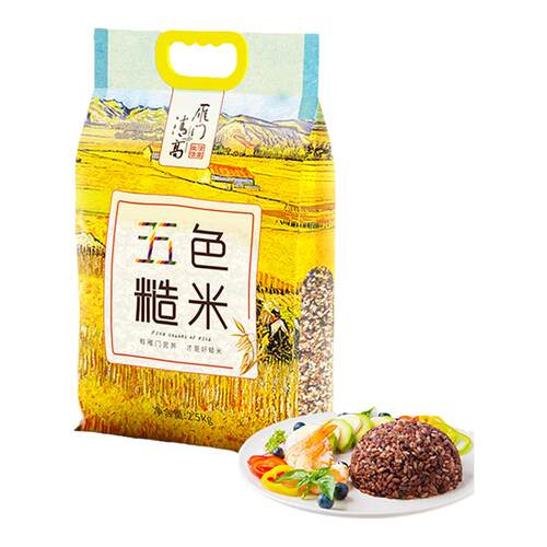 雁门清高五色糙米特别添加黑苦荞