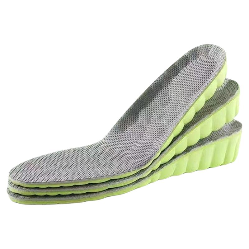 艾草除臭增高鞋垫男士不累脚隐形内增高吸汗防臭女运动减震增高垫