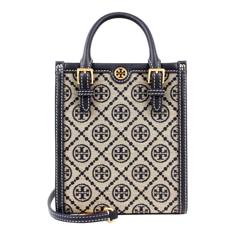 ToryBurch琴谱包车缝线托特包
