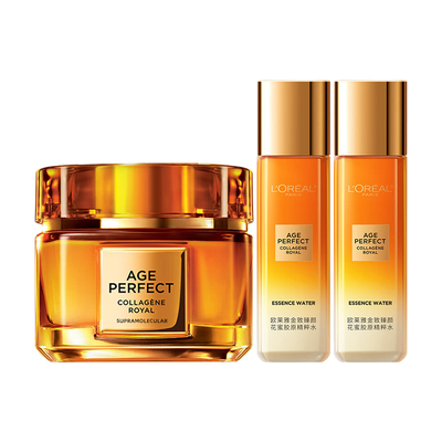 欧莱雅金致臻颜花蜜胶原轻盈霜