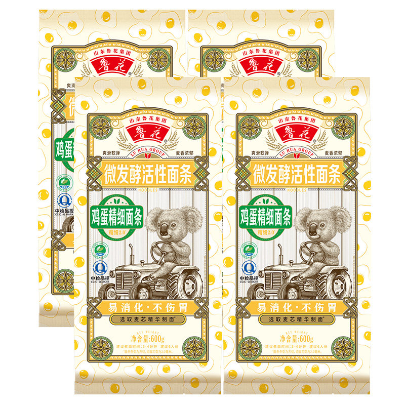 鲁花考拉系列鸡蛋精细面条