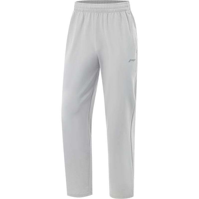 李宁运动裤男士黑色裤子直筒跑步健身训练长裤针织卫裤速干裤男款