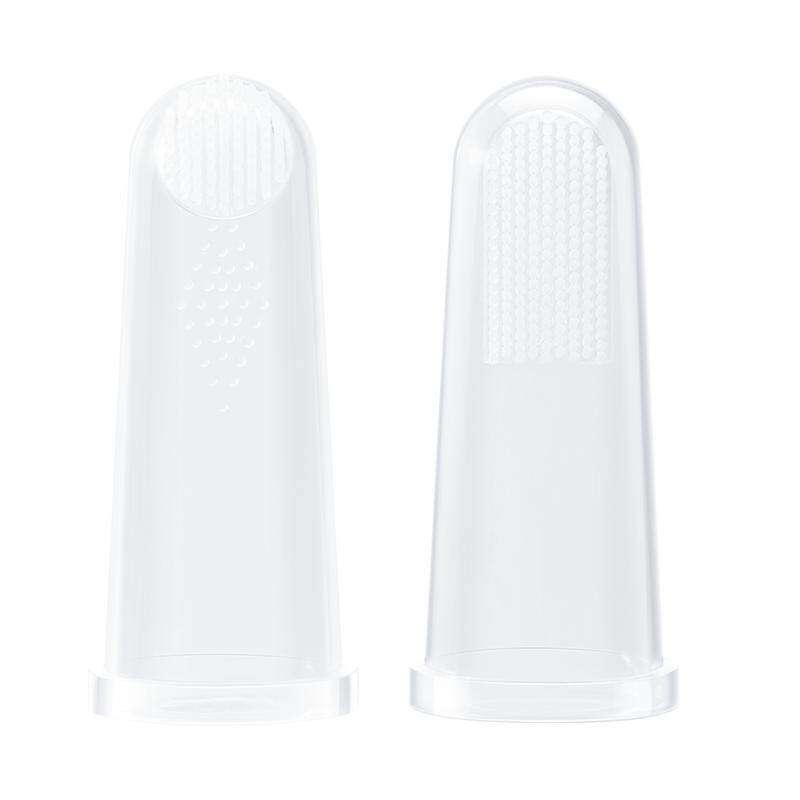 嫚熙宝宝硅胶手指套牙刷0&mdash;1岁新生婴儿乳牙刷牙齿舌苔口腔清洁器