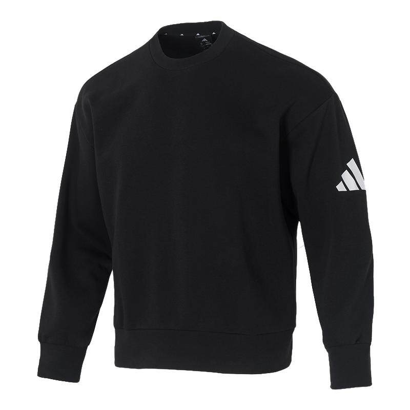 Adidas阿迪达斯男装2025秋季新款M SWT FL套头圆领卫衣JF3542