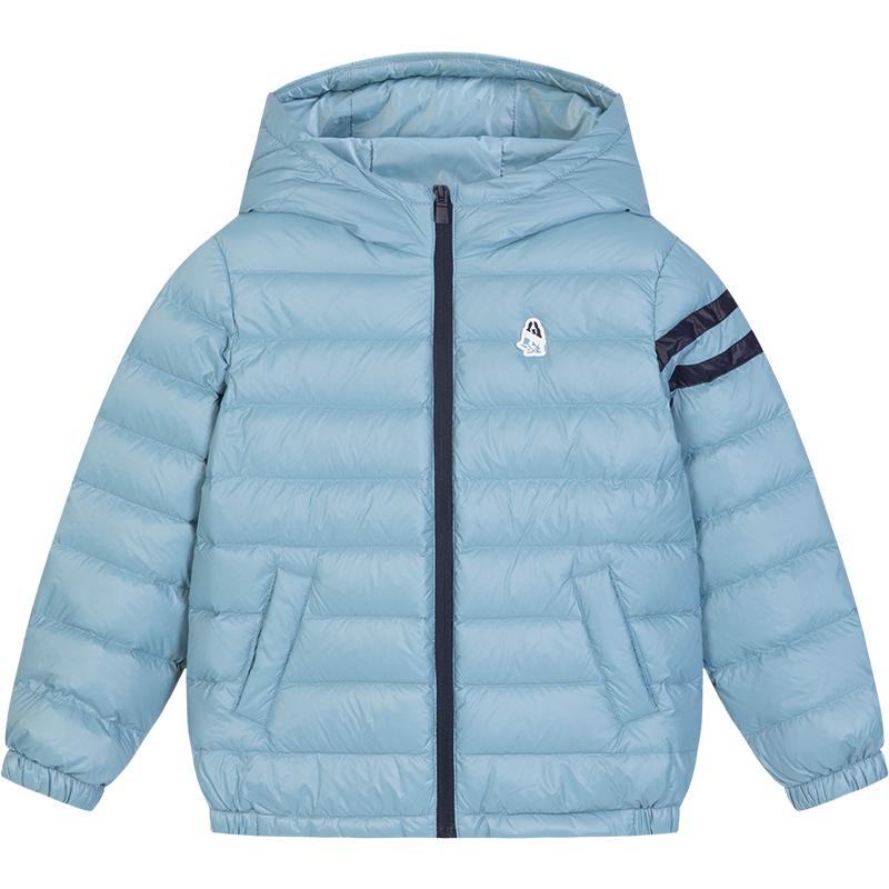 暇步士男童女童保暖轻薄羽厚外套