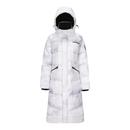 连帽厚羽绒服 运动雪山图案长款 波司登奥莱冬男女同款 水墨山水时尚