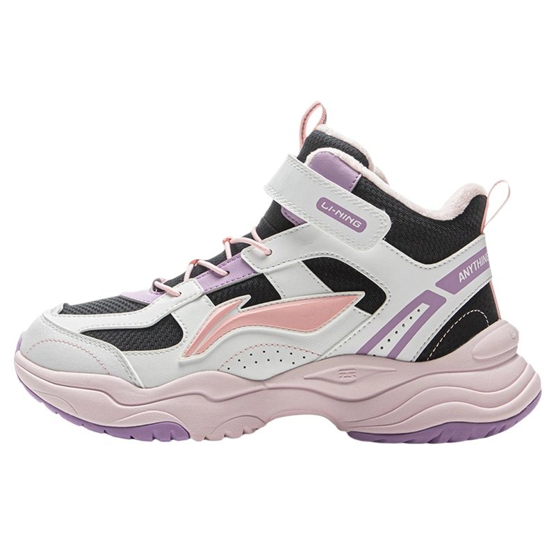 李宁男女中大童鞋加绒二棉鞋冬季保暖防泼防滑儿童中帮户外运动鞋,童鞋/婴儿鞋/亲子鞋,运动鞋,淘宝优惠券,粉丝福利购,淘宝优惠卷