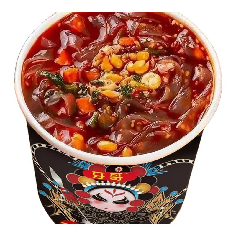 河南酸辣粉宽粉方便泡面麻酱米线冲泡即食粉丝宿舍夜宵整箱批发图片