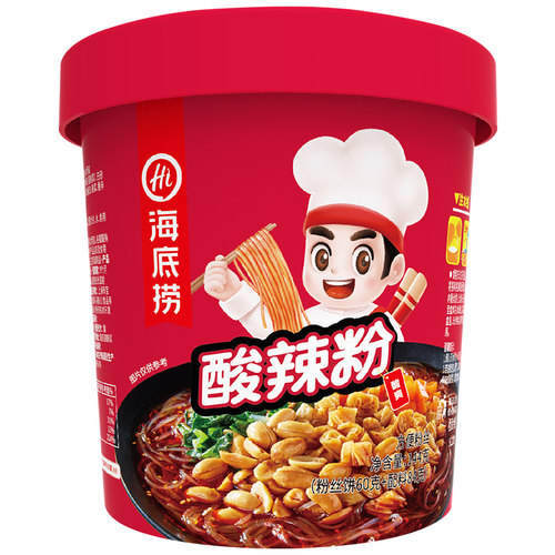 海底捞酸辣粉麻辣粉丝冲泡泡面