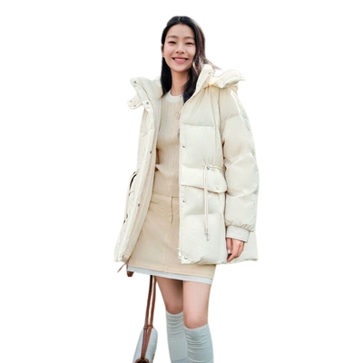 【抽绳收腰】波司登冬季商场同款羽绒服女时尚小廓形显瘦加厚保暖