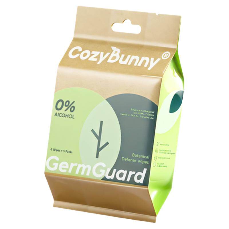 cozybunny除病毒湿巾迷你便携0无酒精甲乙流病毒消杀菌儿童6抽5包