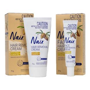 现货澳洲美国nair脱毛膏唇部面部脸部唇毛小胡子女士四肢腋下私处